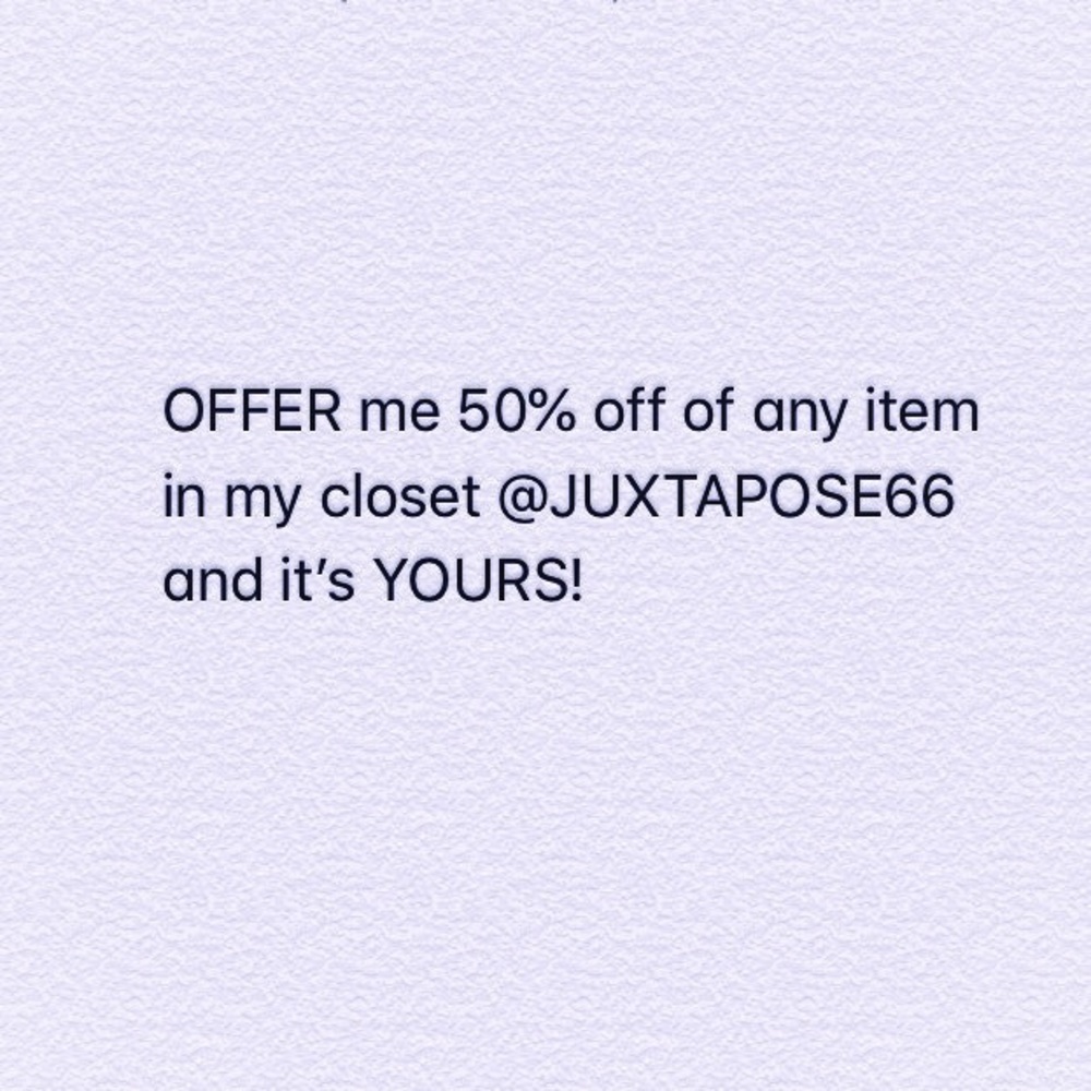 50 percent off
